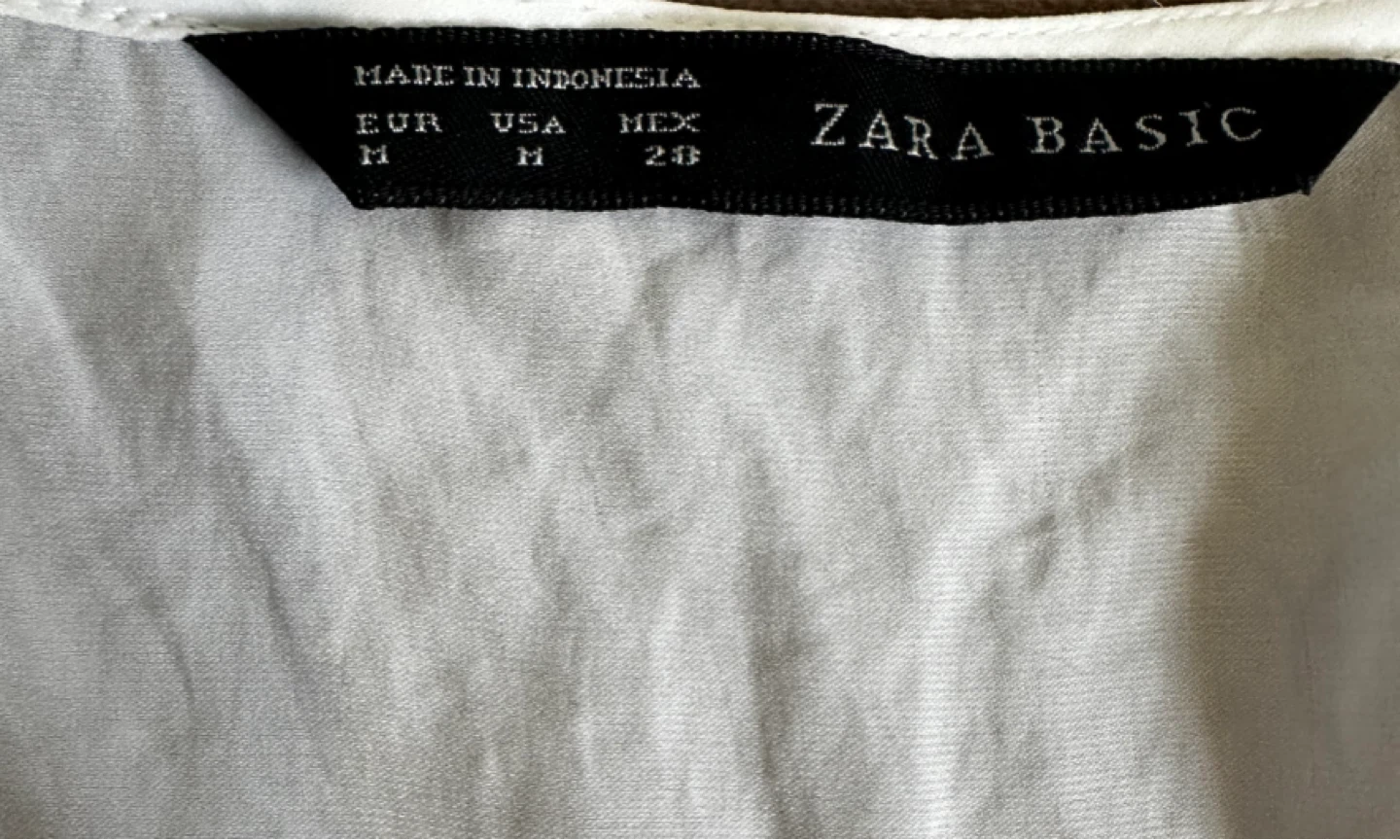 Zara Flowy White Sleeveless Top - Size M - photo 3