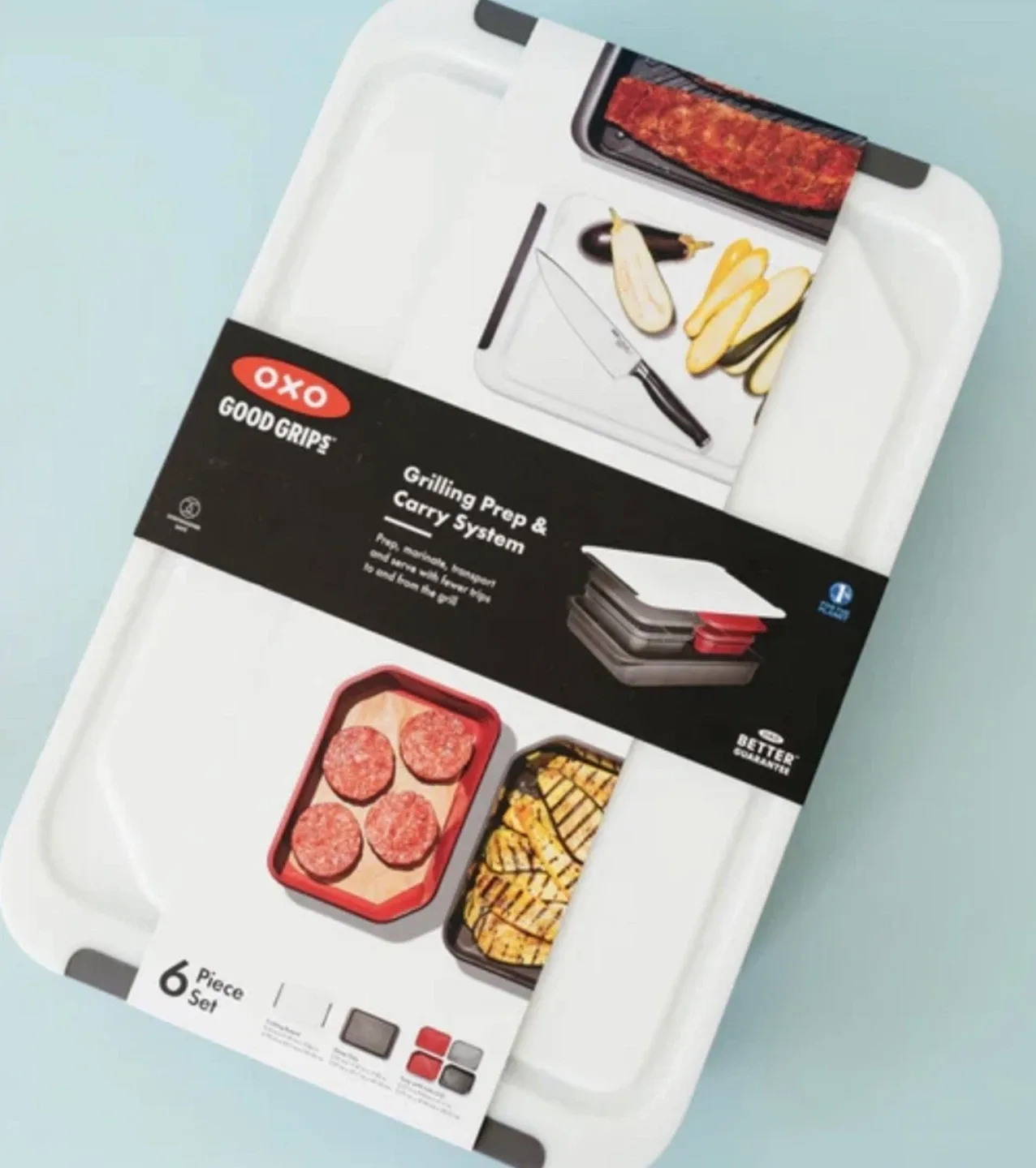 OXO Grilling Prep & Carry System - 6 Piece Set