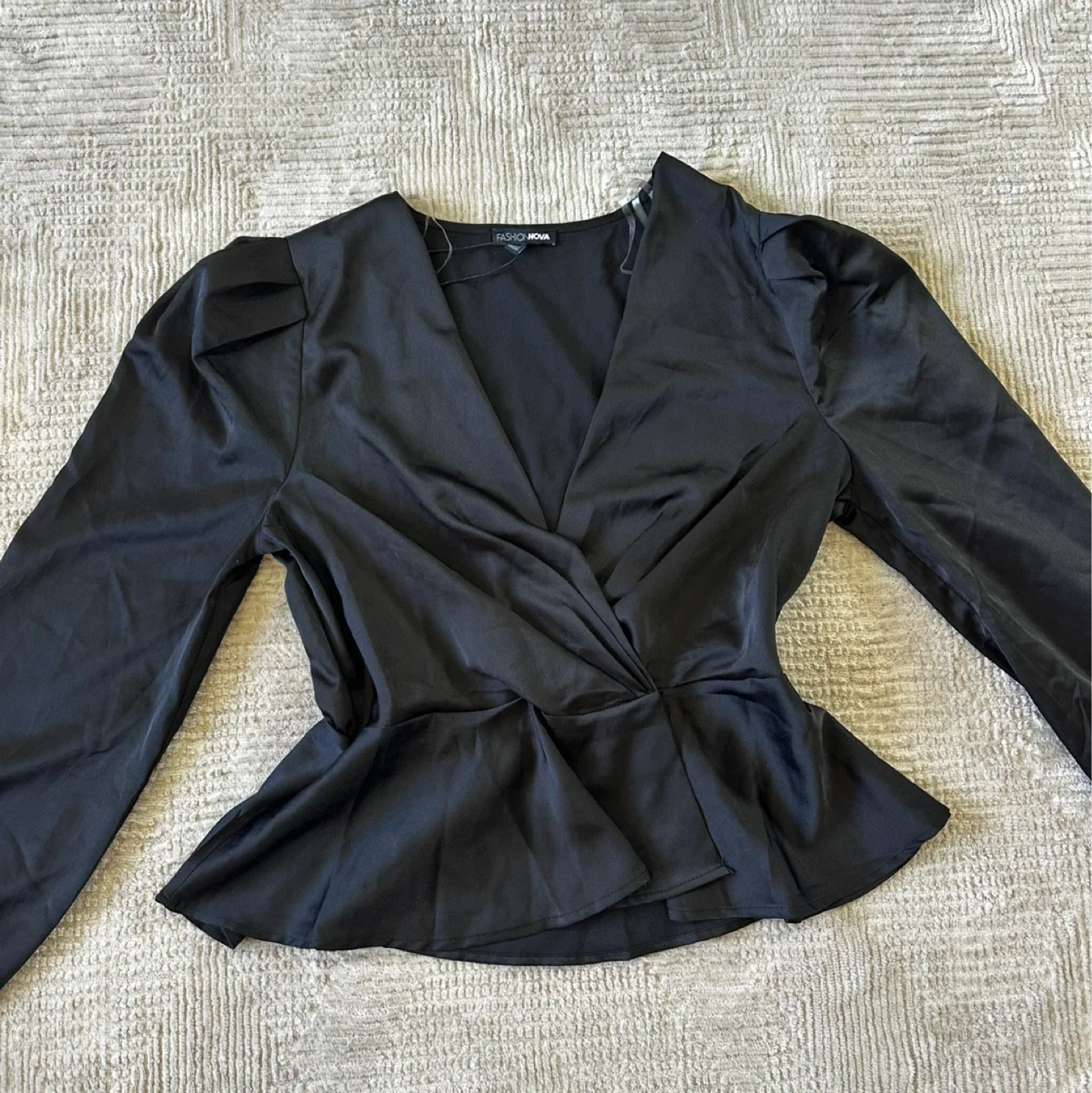 New Fashion Nova Black Blouse