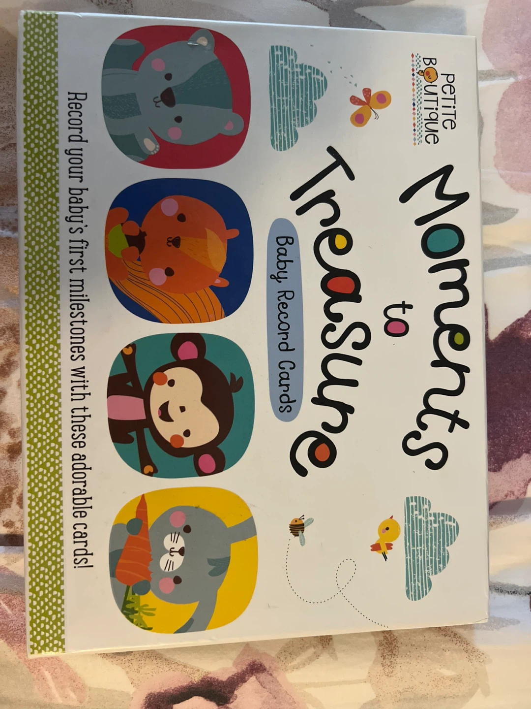 Petite Boutique Moments to Treasure Baby Record Cards - photo 2