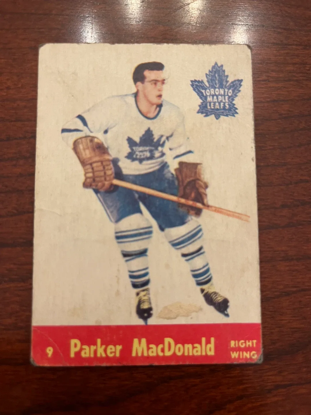 1955 PARKHURST QUAKER OATS 9 PARKER MacDONALD