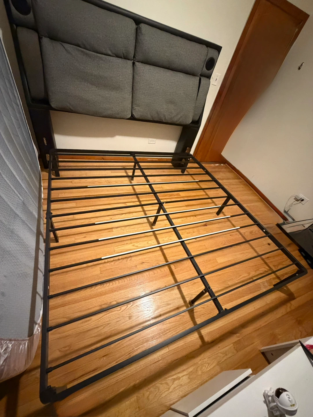 King size metal bed frame