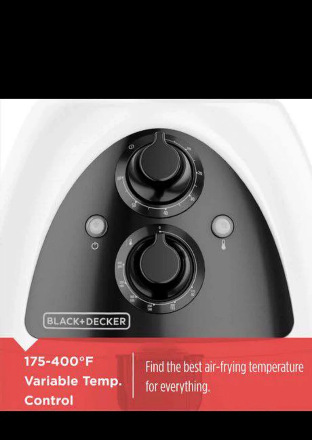 Black + Decker Air Fryer image indicator(3)