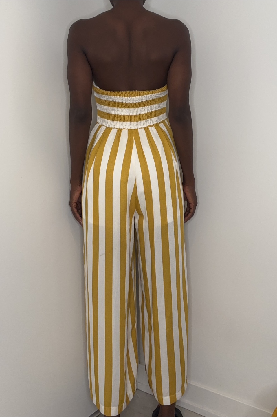 Jumpsuit Small S Strapless Wide Leg Jumper - photo 4