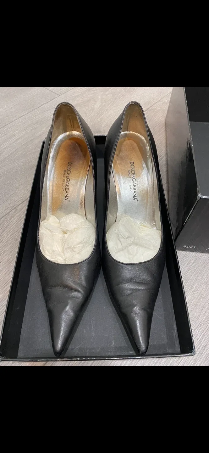 Dolce & Gabbana Black Heels with Box