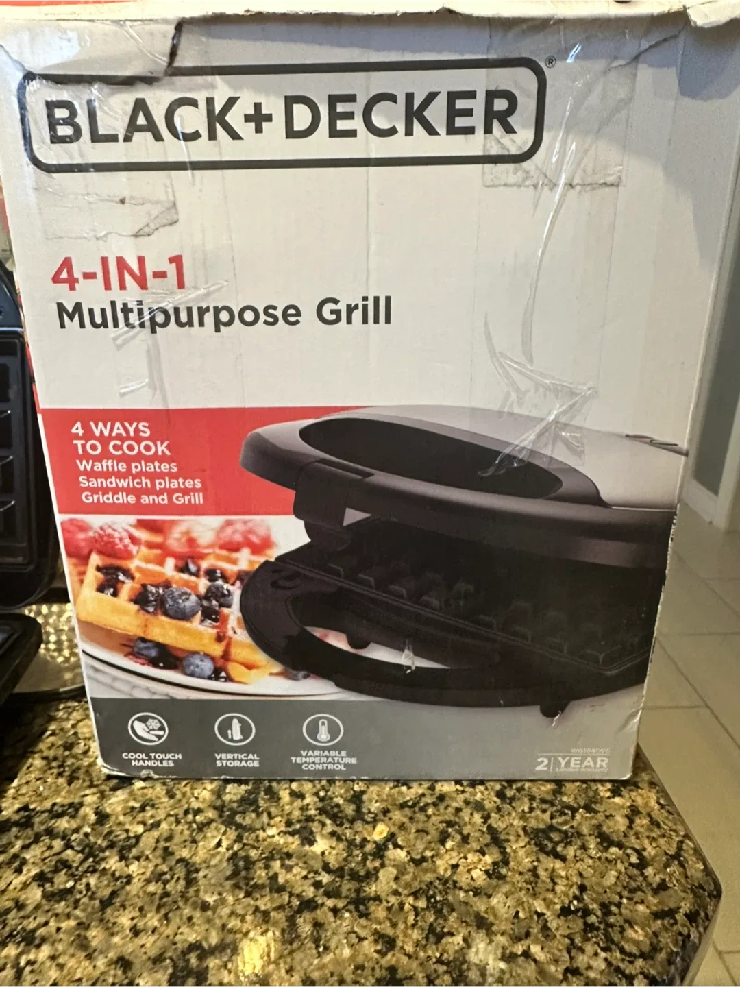 Black+Decker 4-in-1 Multipurpose Grill image indicator(4)