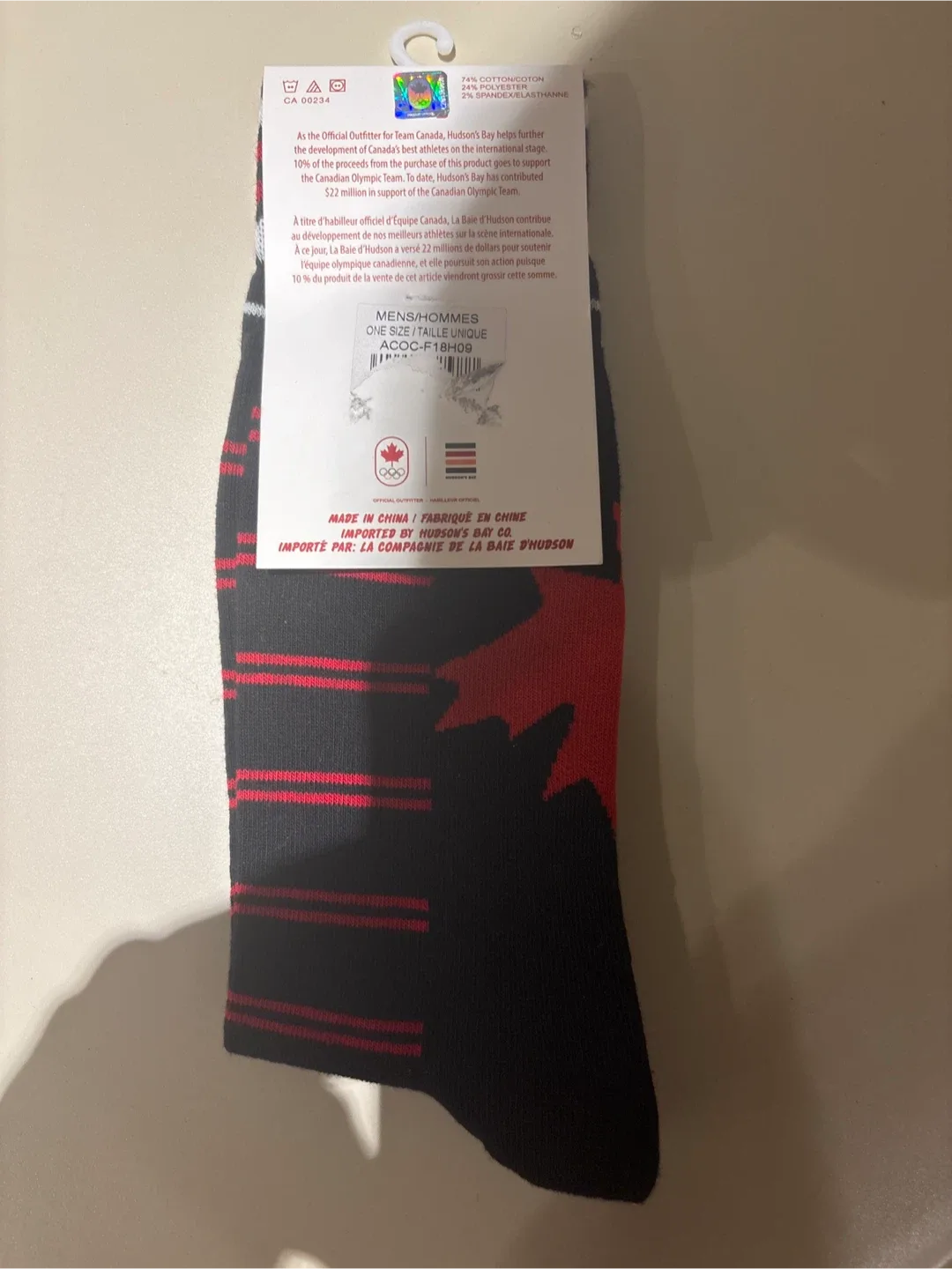 Hudson's Bay Canada 67 Socks - One Size image indicator(4)