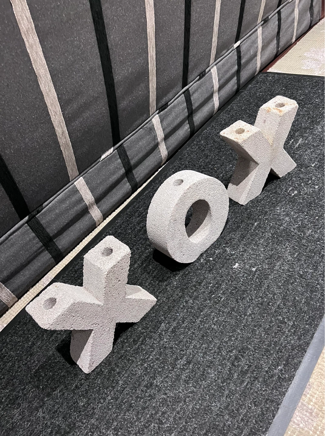 Concrete XOX Decor / Candleholders