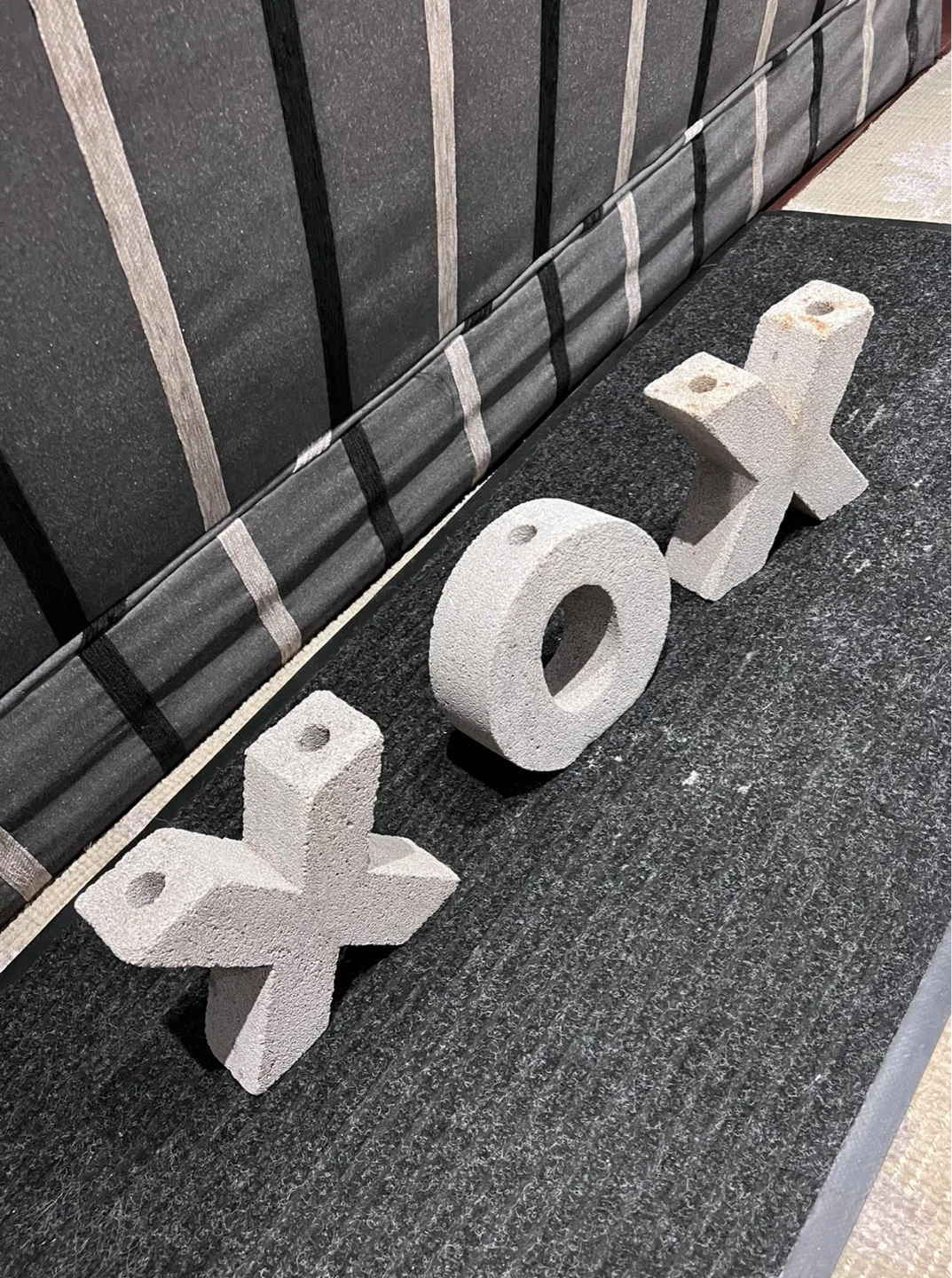 Concrete XOX Decor / Candleholders