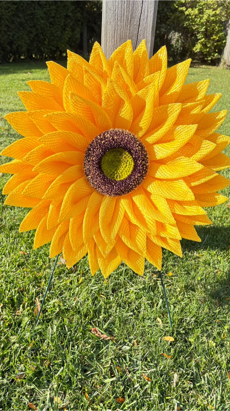 Handmade Yellow Sunflower Decoration