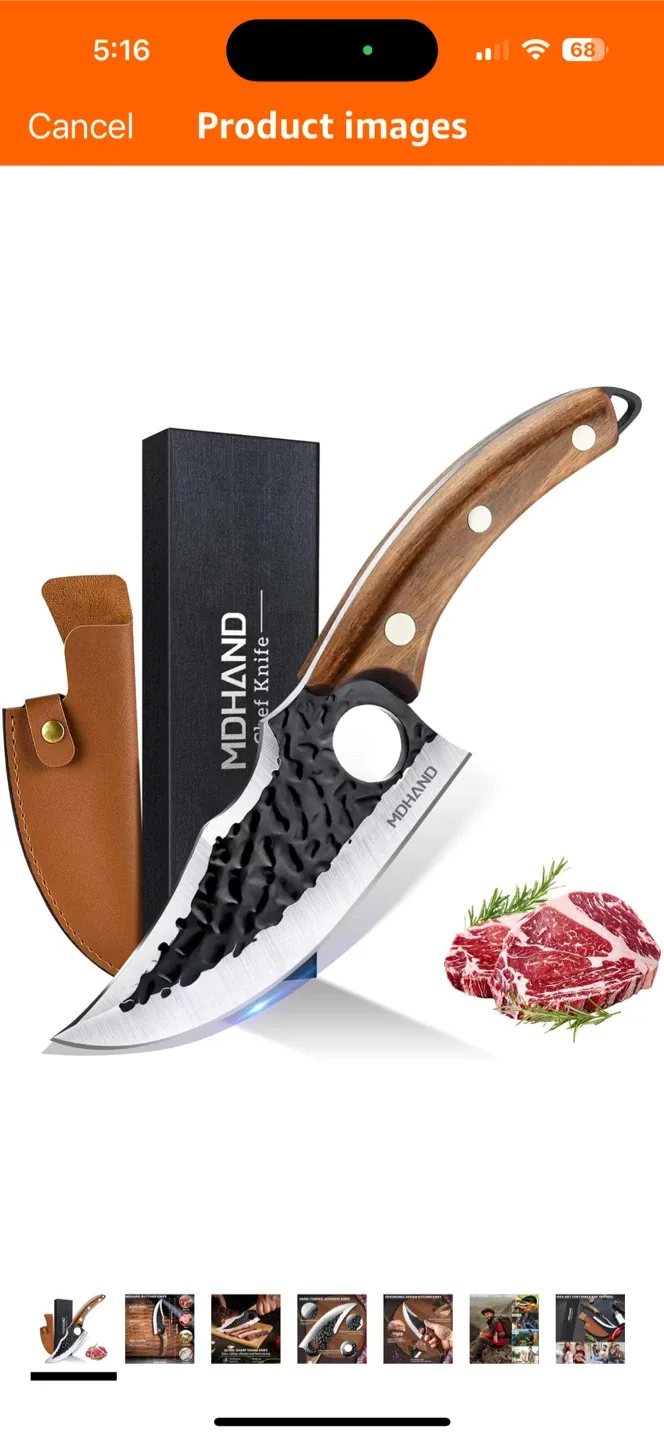 MDHAND Chef Knife - Hand-Forged Japanese Knife