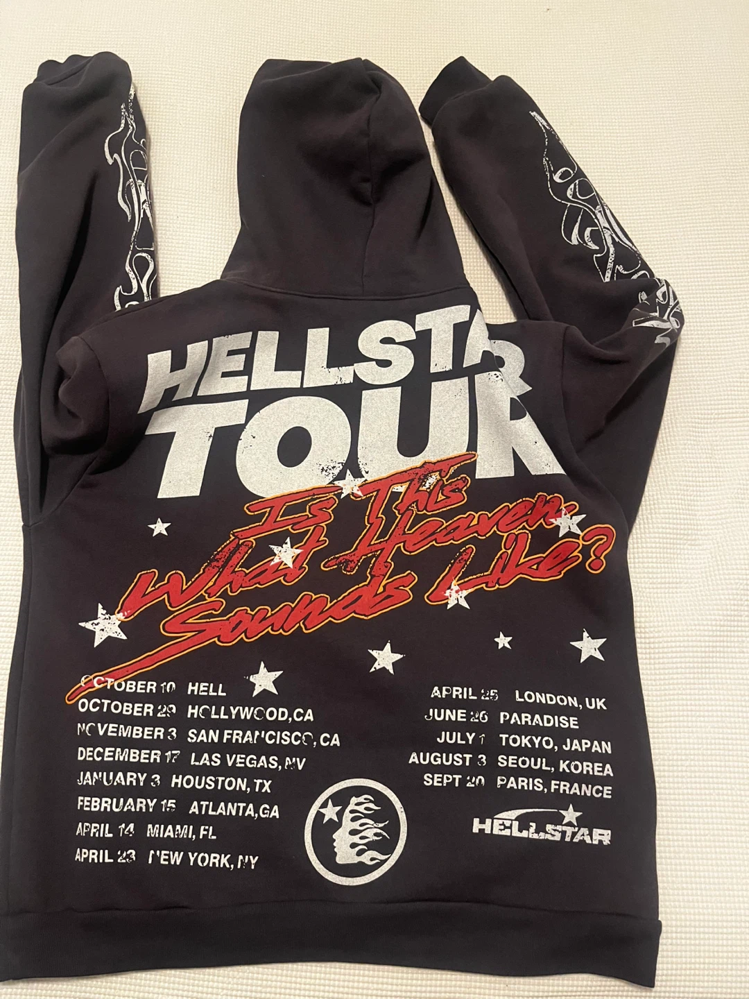 Hellstar Tour Black Hoodie