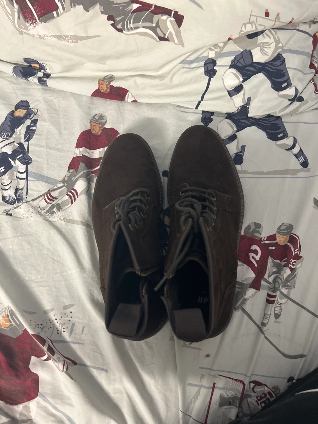 H&M Brown Suede Ankle Boots - photo 4