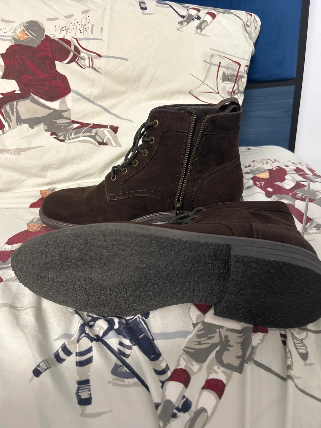 H&M Brown Suede Ankle Boots - photo 2