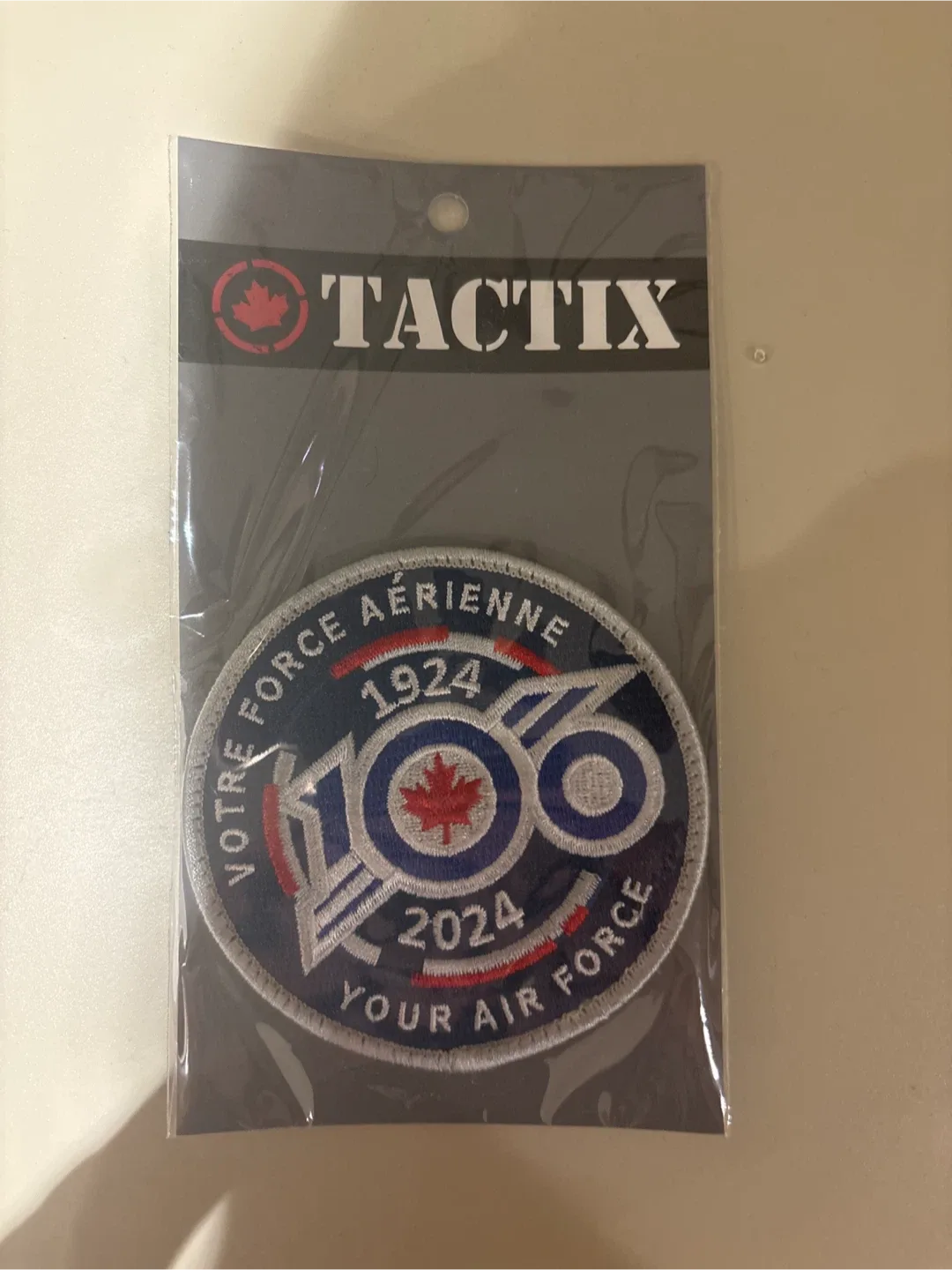Tactix RCAF Centennial Command Patch - New