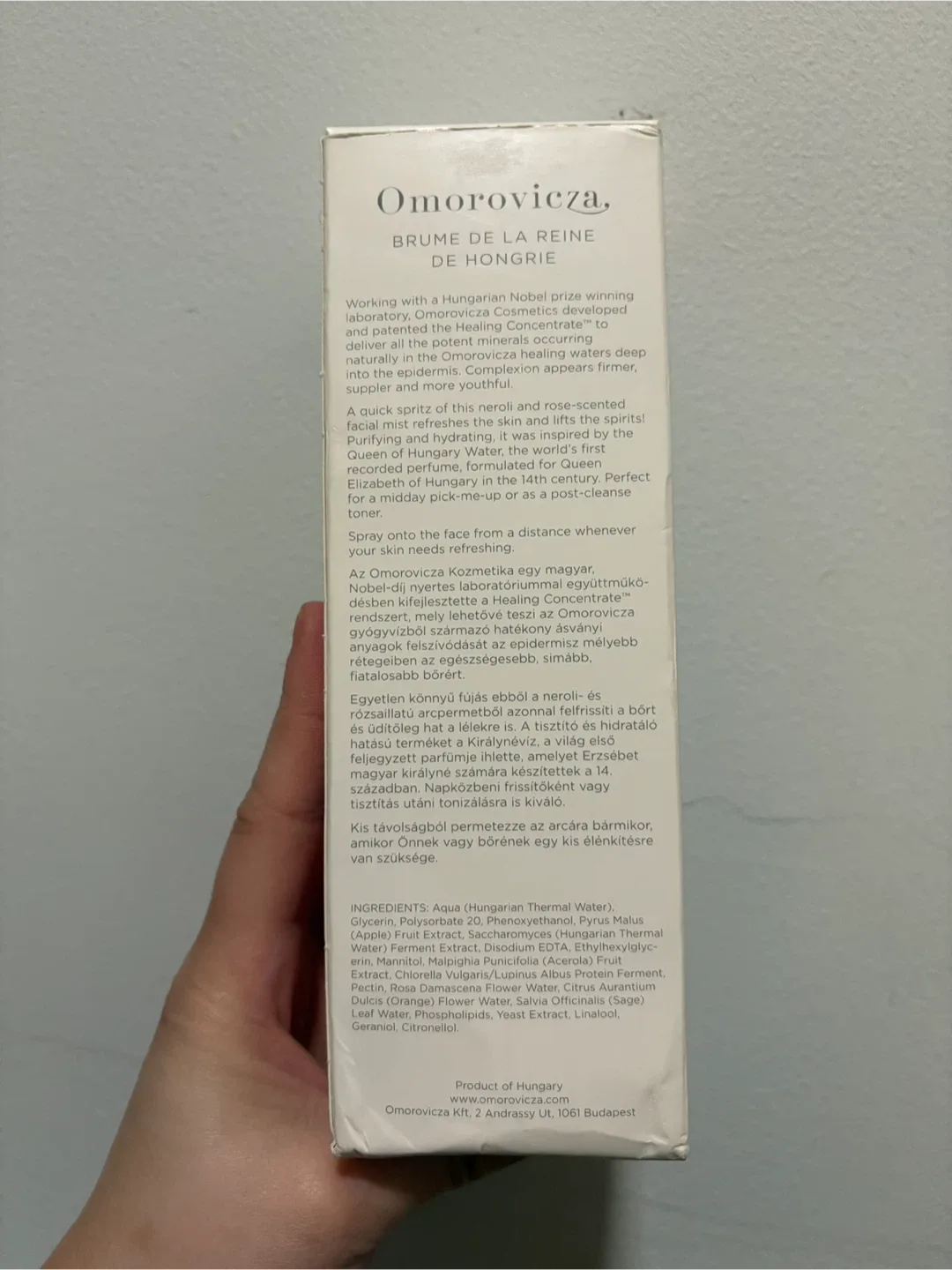 Omorovicza Queen of Hungary Mist 100ml image indicator(3)
