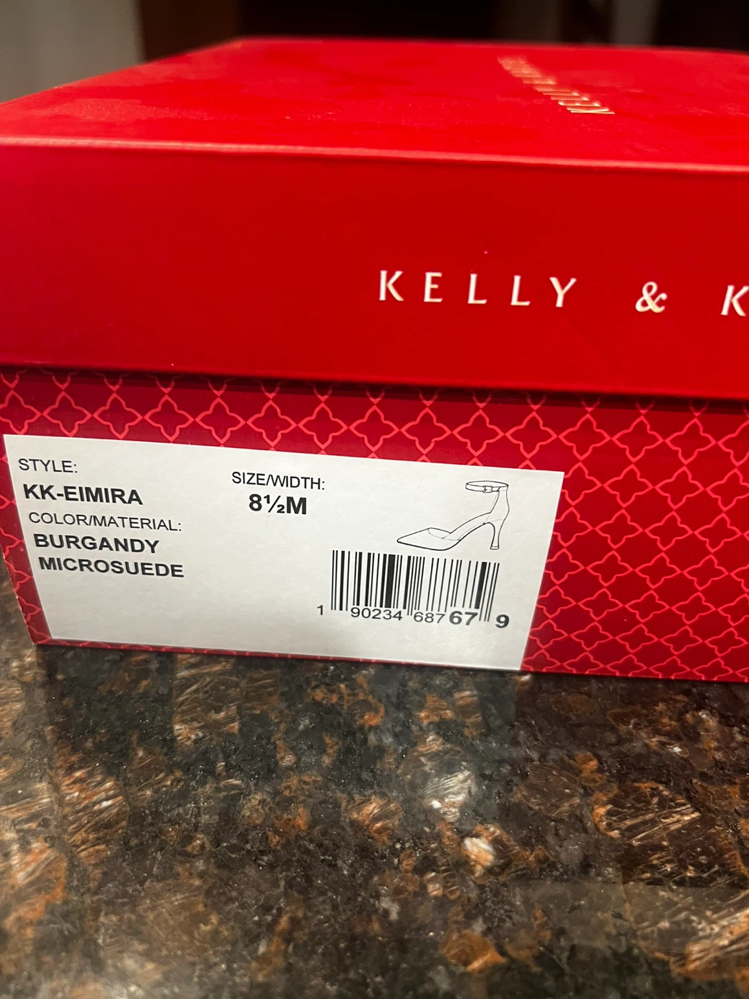 Kelly & Katie Eimira Heels - Burgundy, Size 8.5 - photo 2