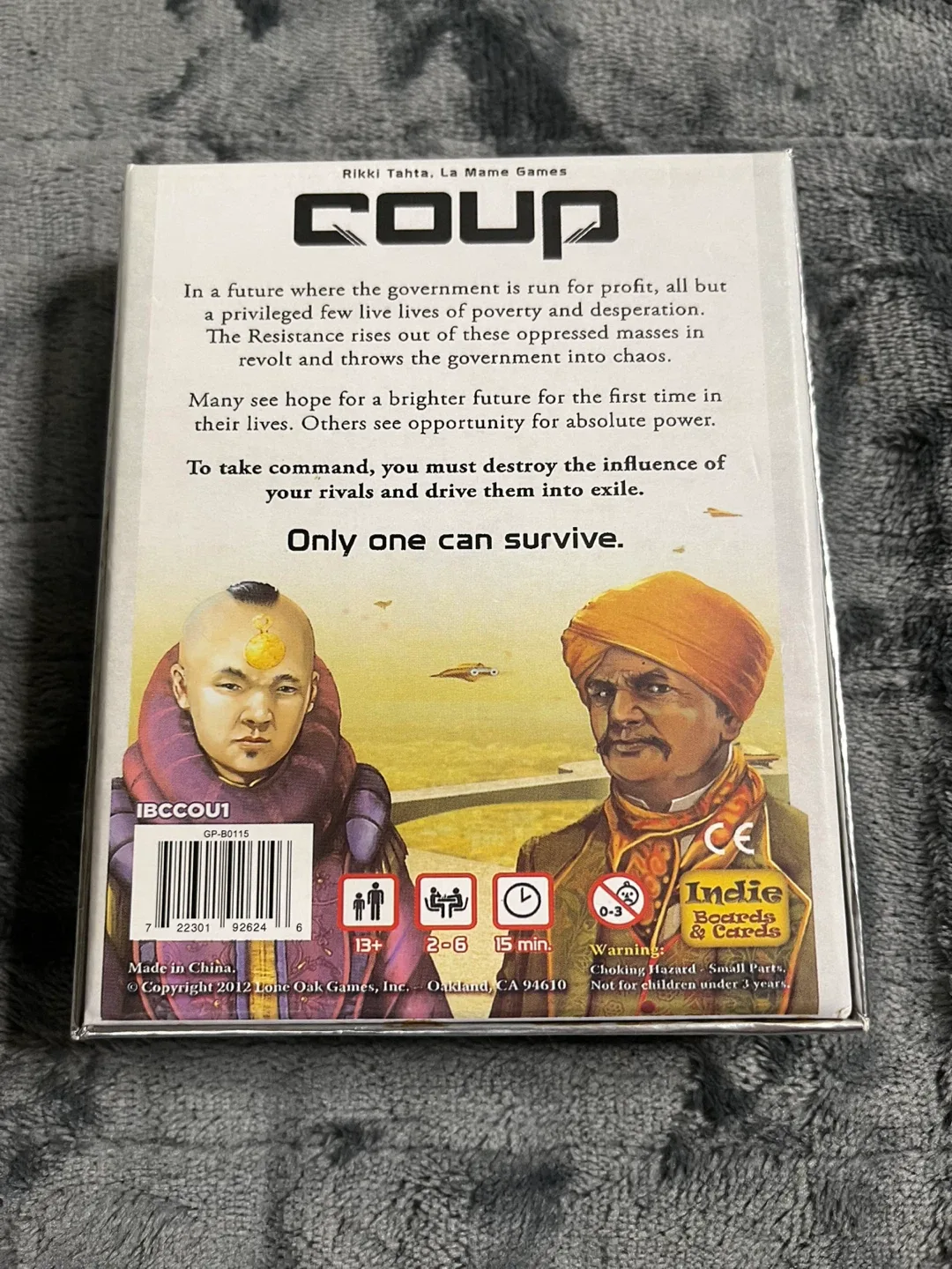 Coup Board Game - The Resistance Universe image indicator(2)