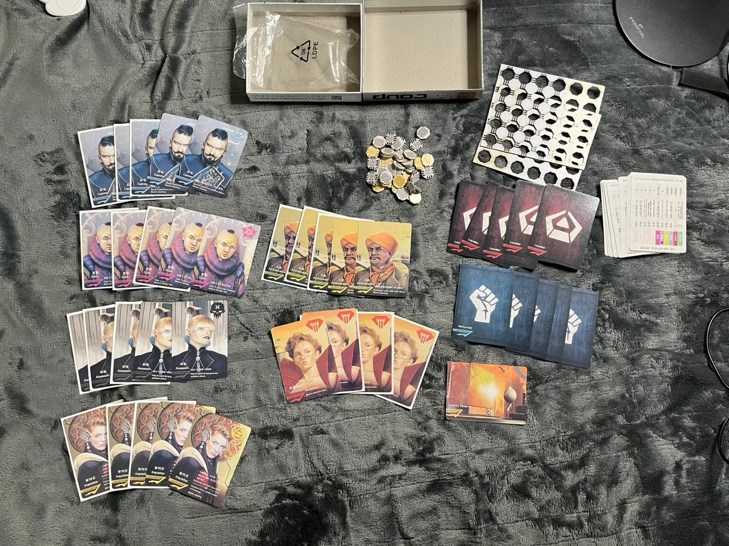 Coup Board Game - The Resistance Universe image indicator(3)