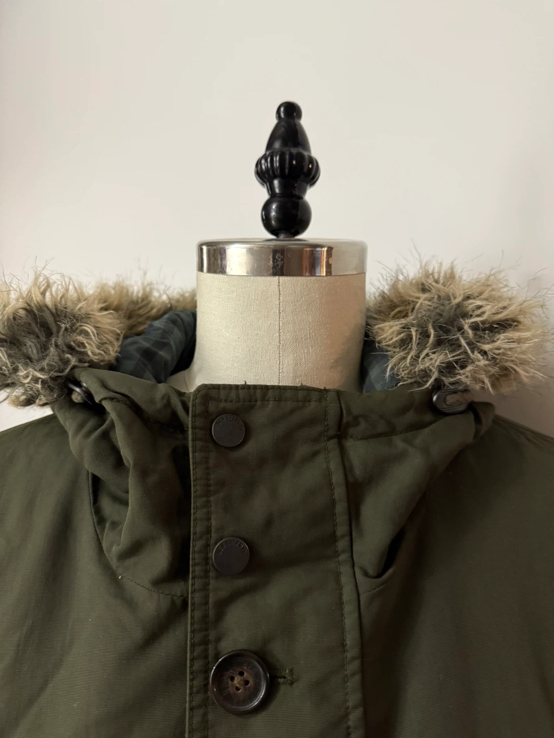 Olive Green Ben Sherman Parka Jacket - photo 2