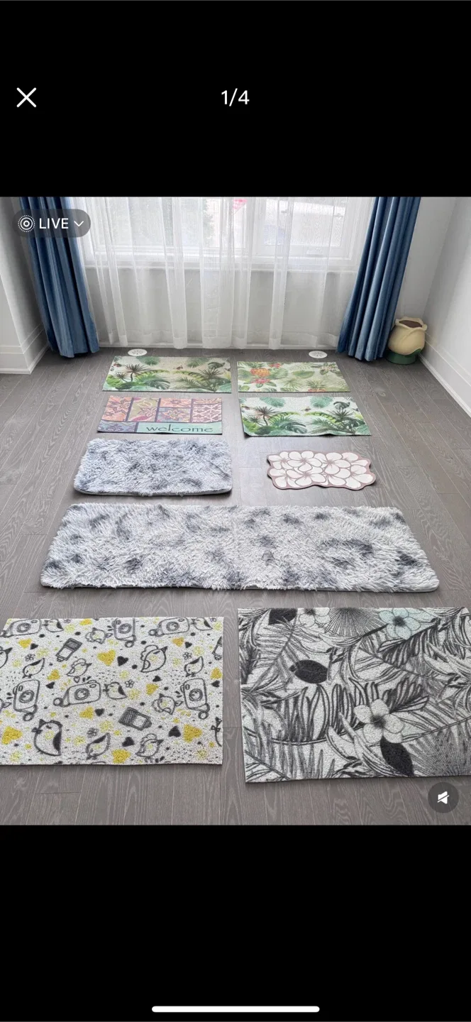 Assorted Decorative Floor Mats/ Rugs