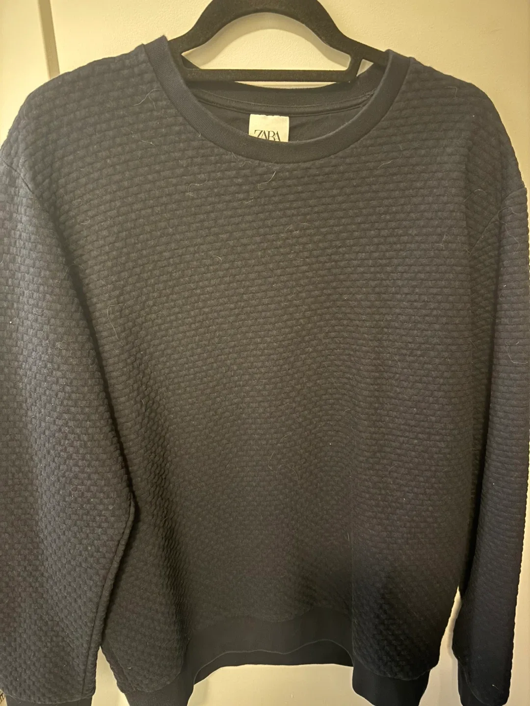 Zara Navy Blue Crewneck - Size L