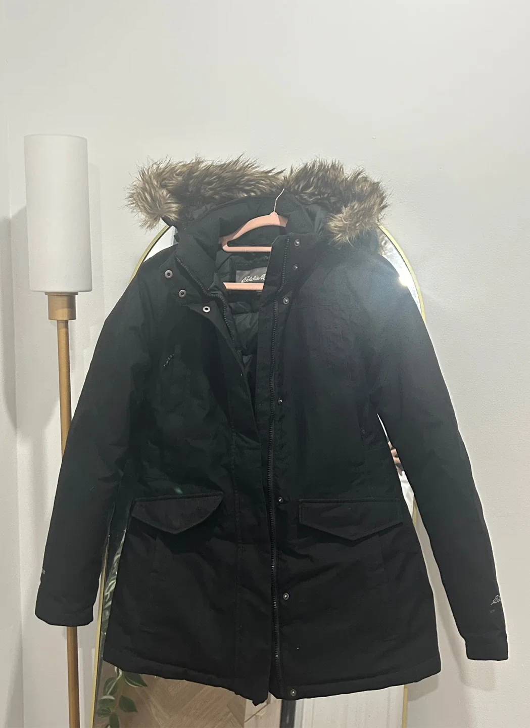 Eddie Bauer Black Winter Parka -XS