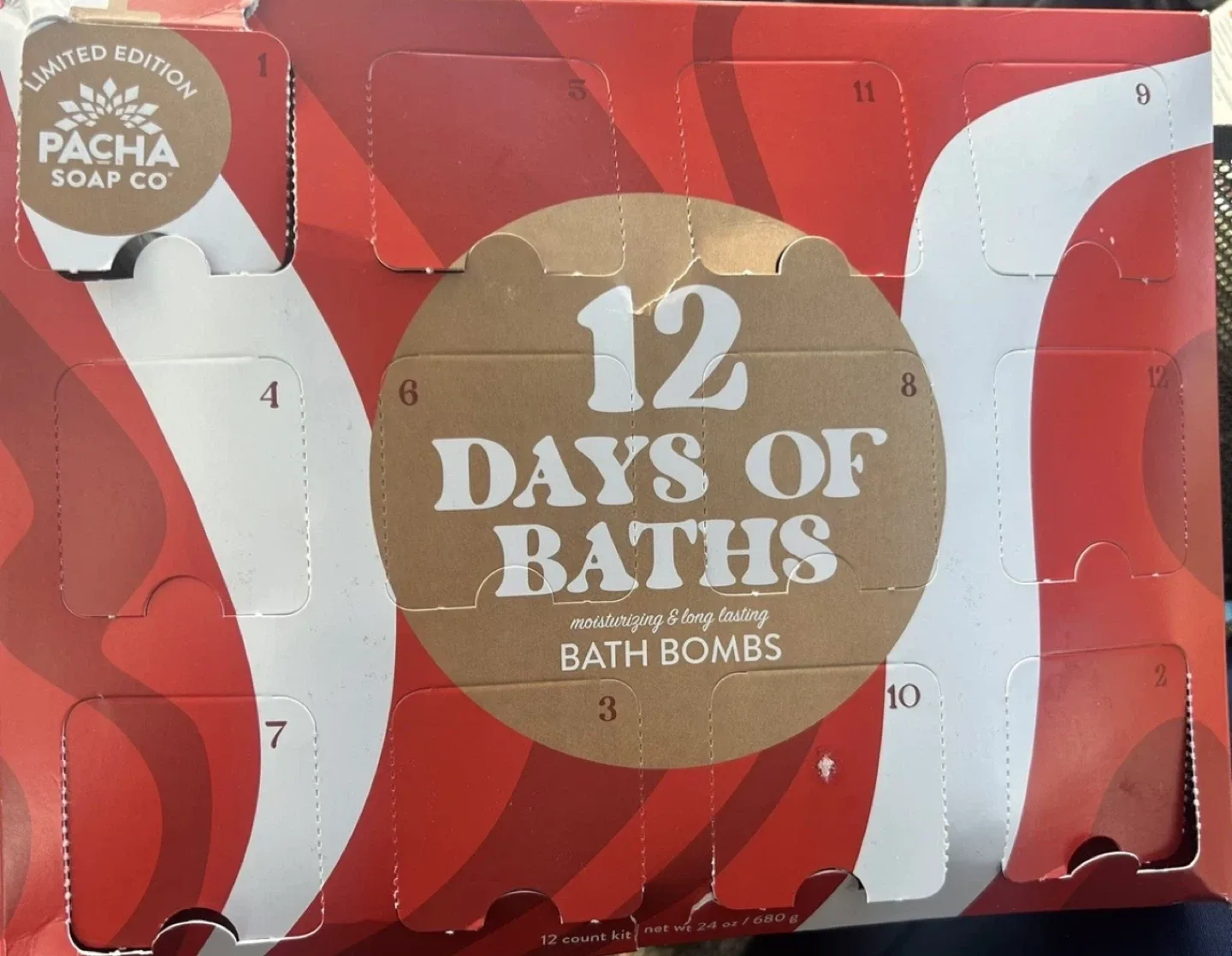 Pacha Soap Co. 12 Days of Baths Bath Bombs Kit