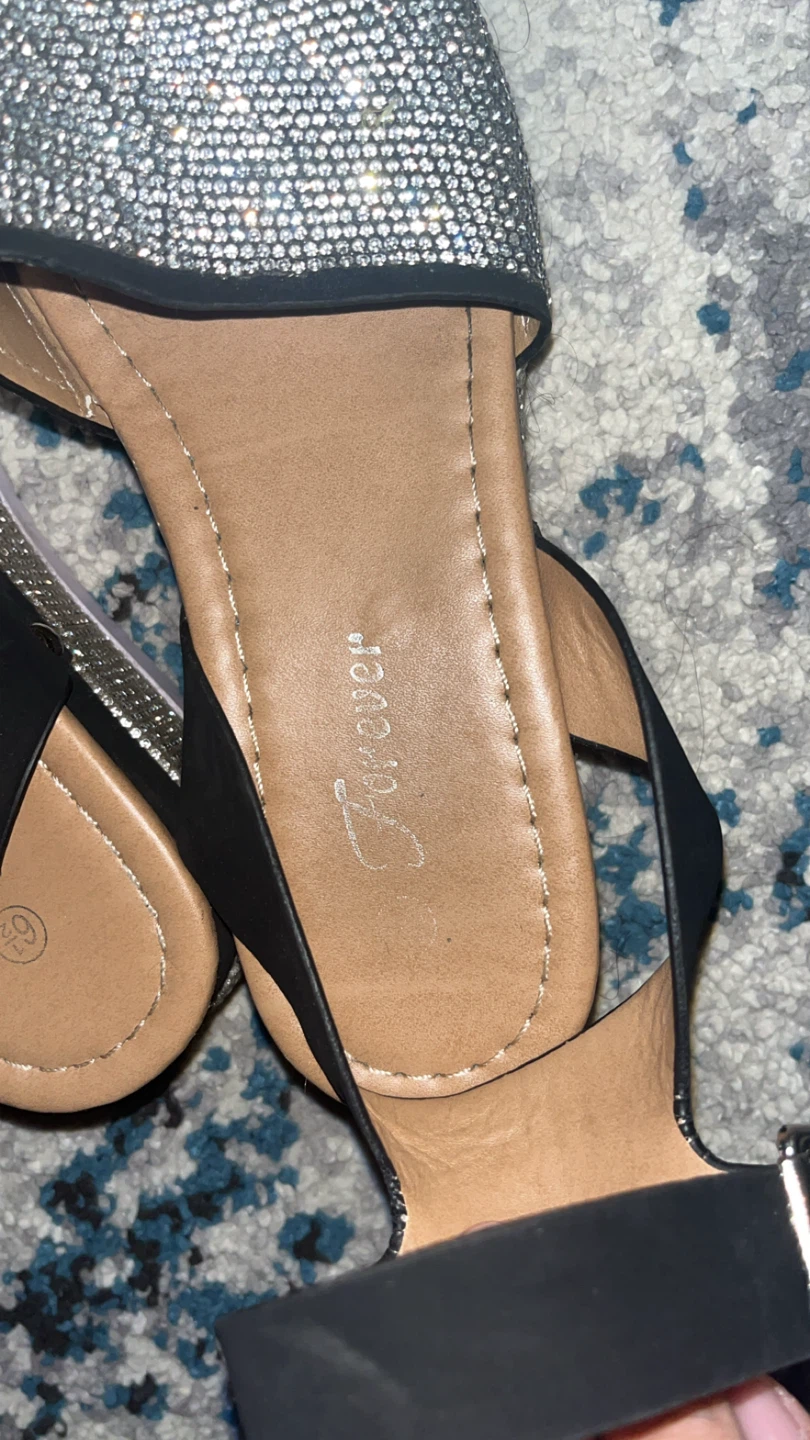 Forever Rhinestone Sandals - Size 5.5 - photo 2
