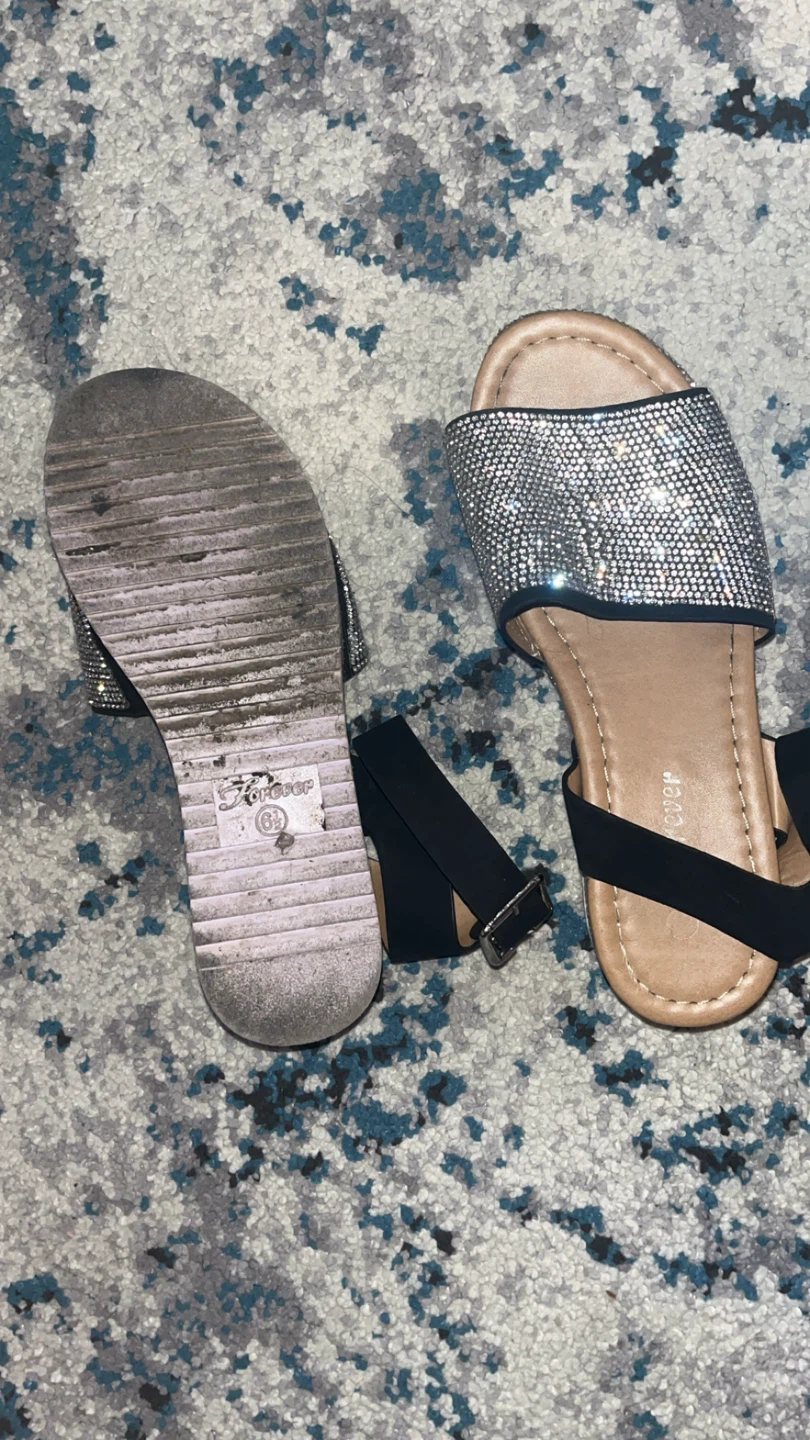 Forever Rhinestone Sandals - Size 5.5 - photo 3