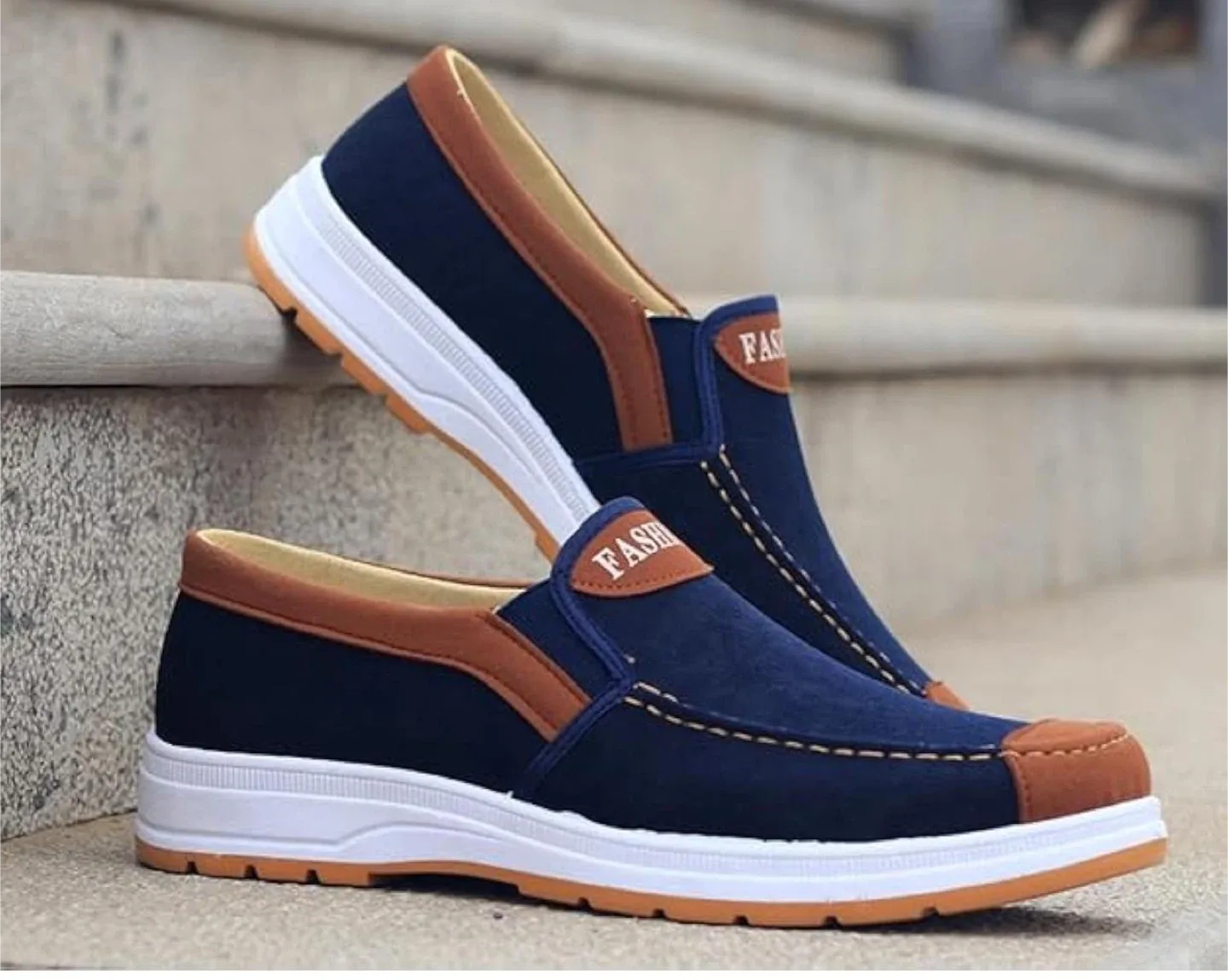 Fashion Loafers - Blue & grey image indicator(2)