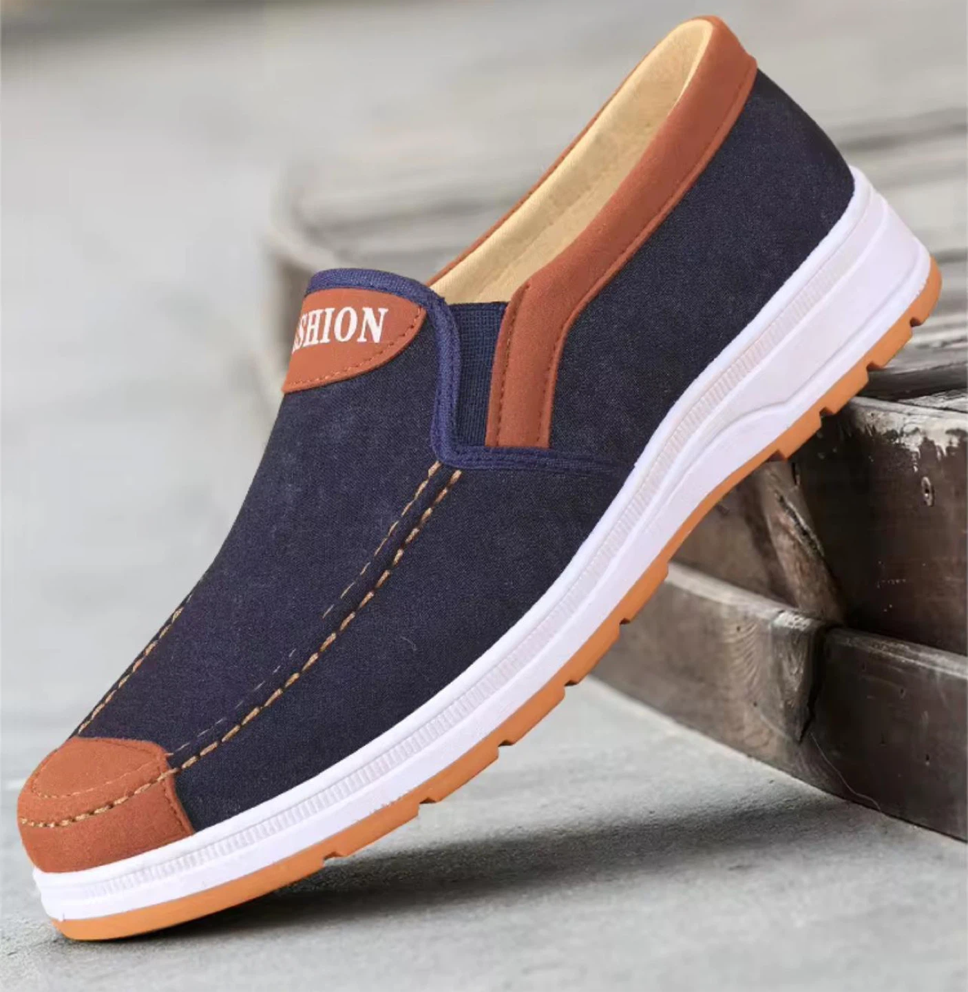 Fashion Loafers - Blue & grey - photo 5