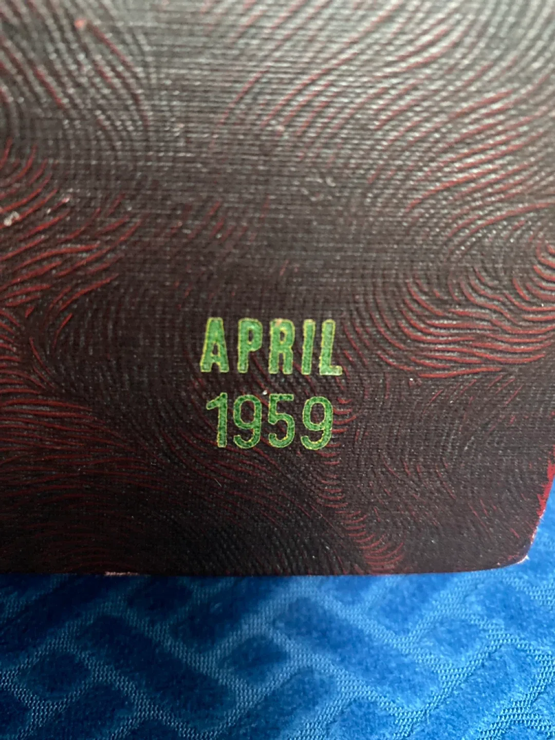 Daily Racing Form Chart Book, April 1959 image indicator(2)