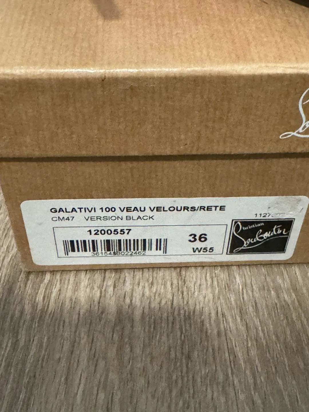 Christian Louboutin Galativi Black Heels - Size 36 image indicator(5)