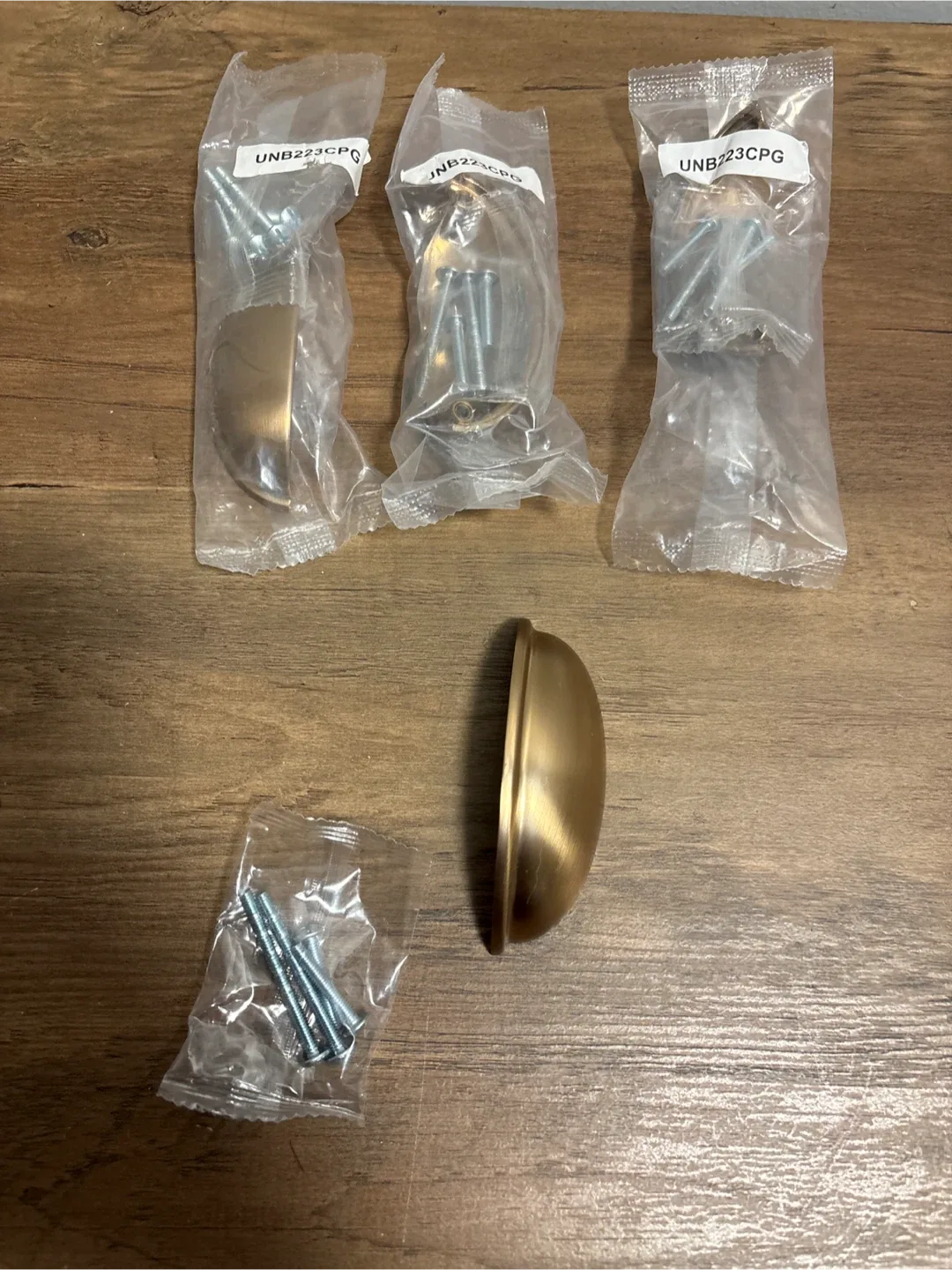 New UNB223CPG Cupboard Drawer Pulls - 4 Pack image indicator(3)