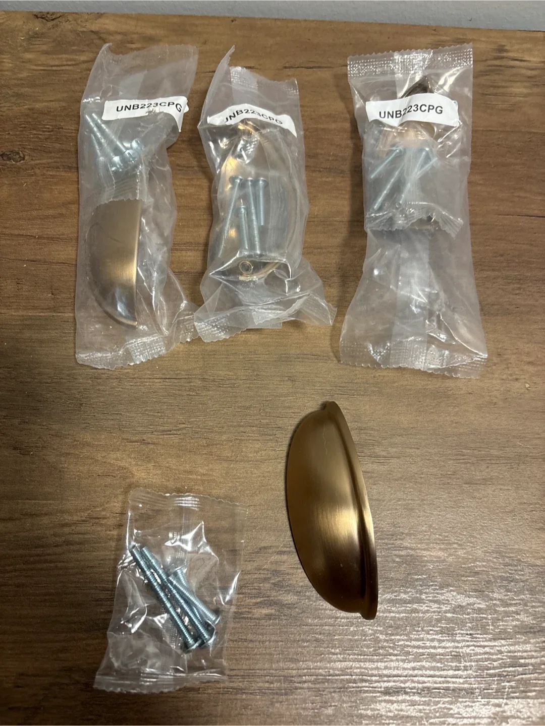 New UNB223CPG Cupboard Drawer Pulls - 4 Pack