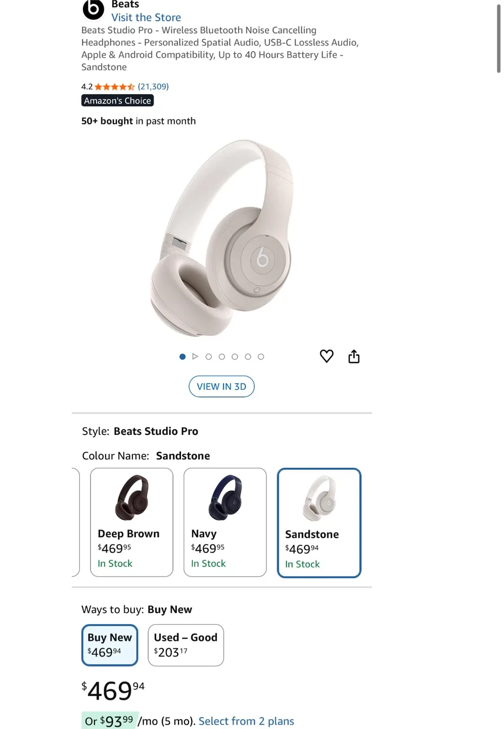 Beats Studio Pro - Sandstone image indicator(2)