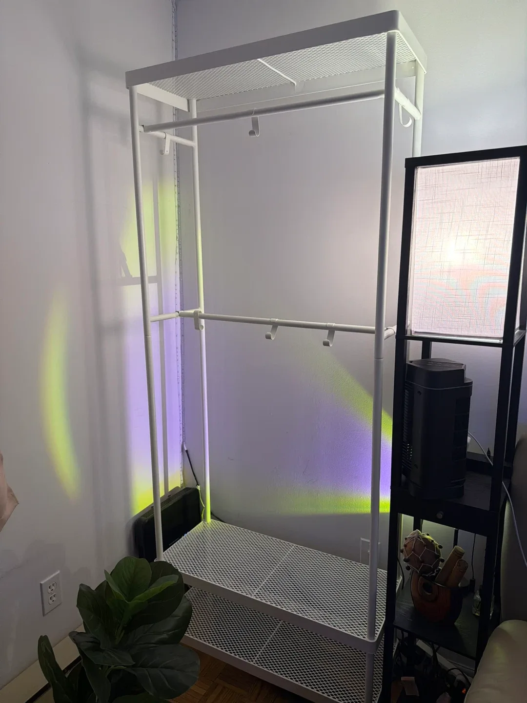 IKEA MACKAPÄR Coat Rack with Shoe Storage - White