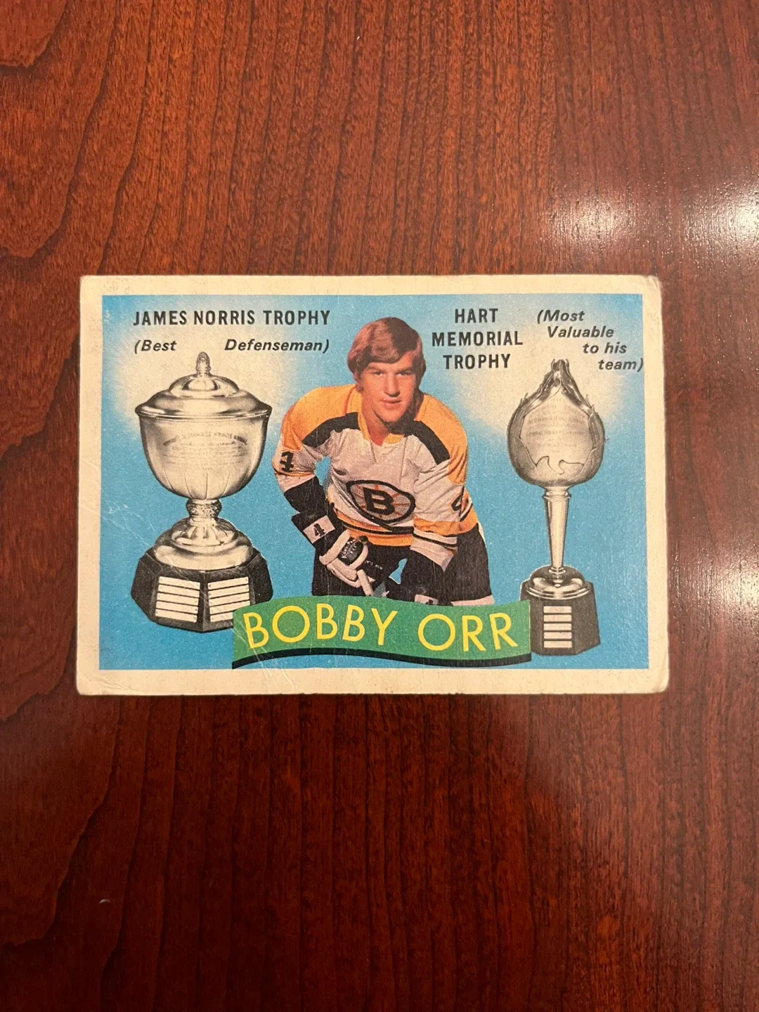 1971-72 OPC O PEE CHEE #245 BOBBY ORR JAMES NORRIS Trophy