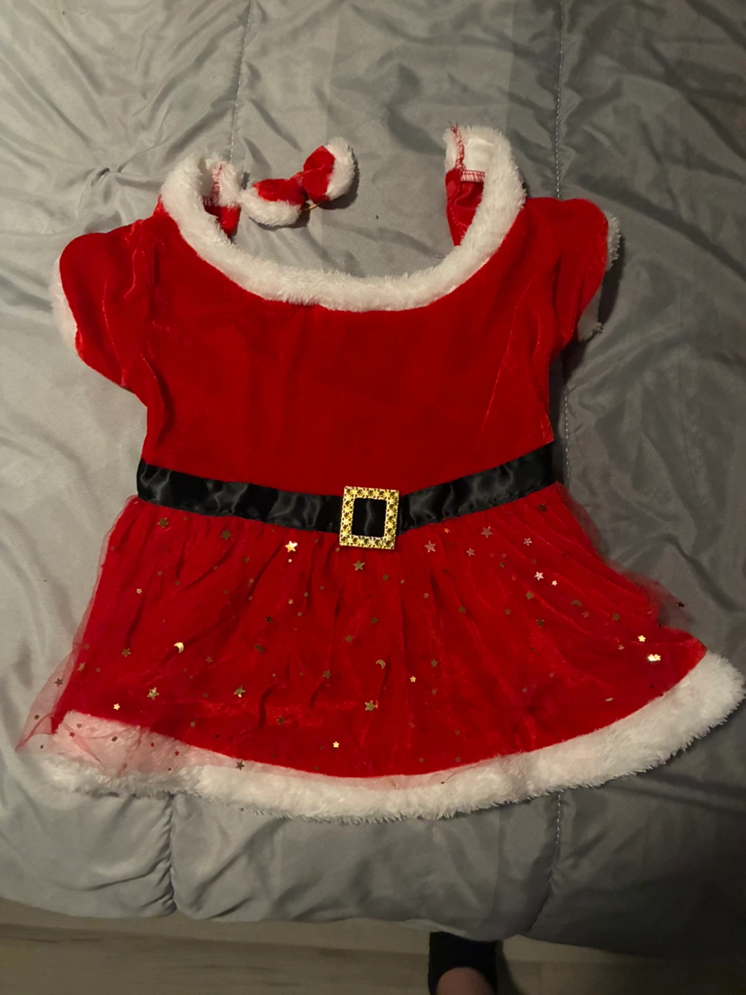 PIXRIY Christmas Dog Dress - Red Velvet X-Large - photo 2