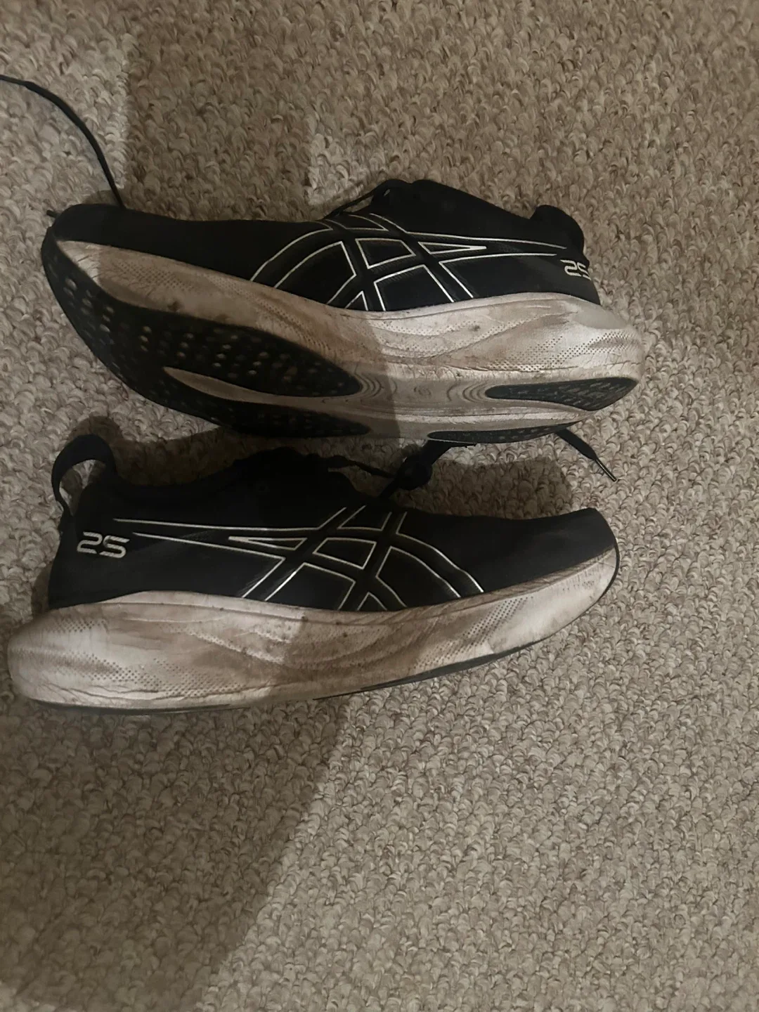 Asics Gel Nimbus 25 Running Shoes Mens Size 11.5 Black image indicator(3)