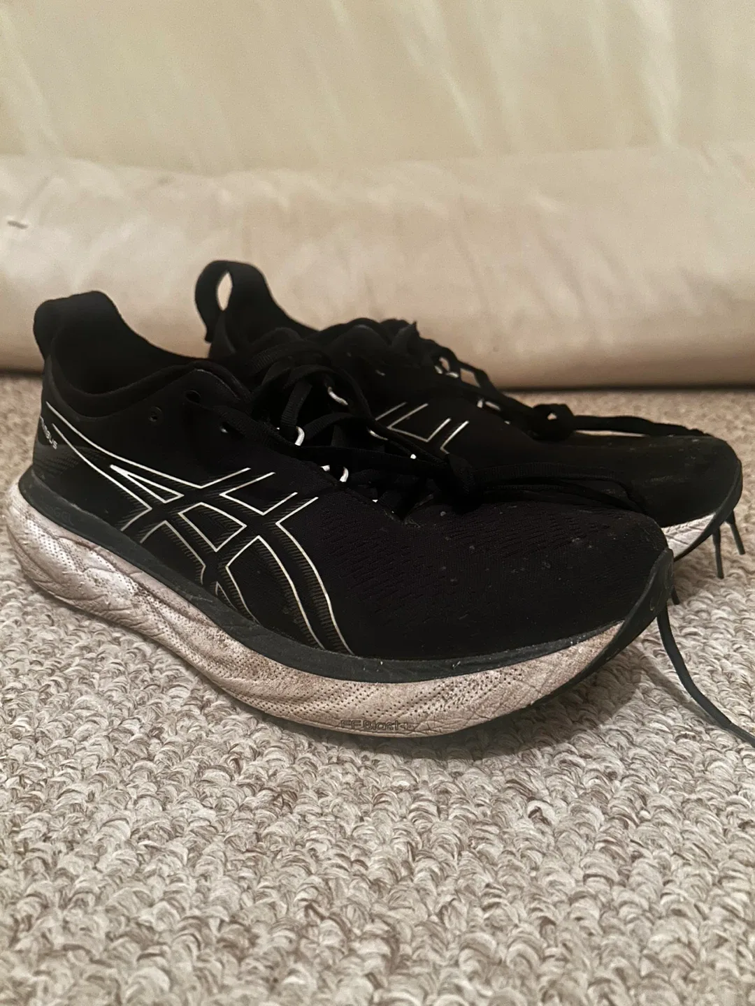 Asics Gel Nimbus 25 Running Shoes Mens Size 11.5 Black