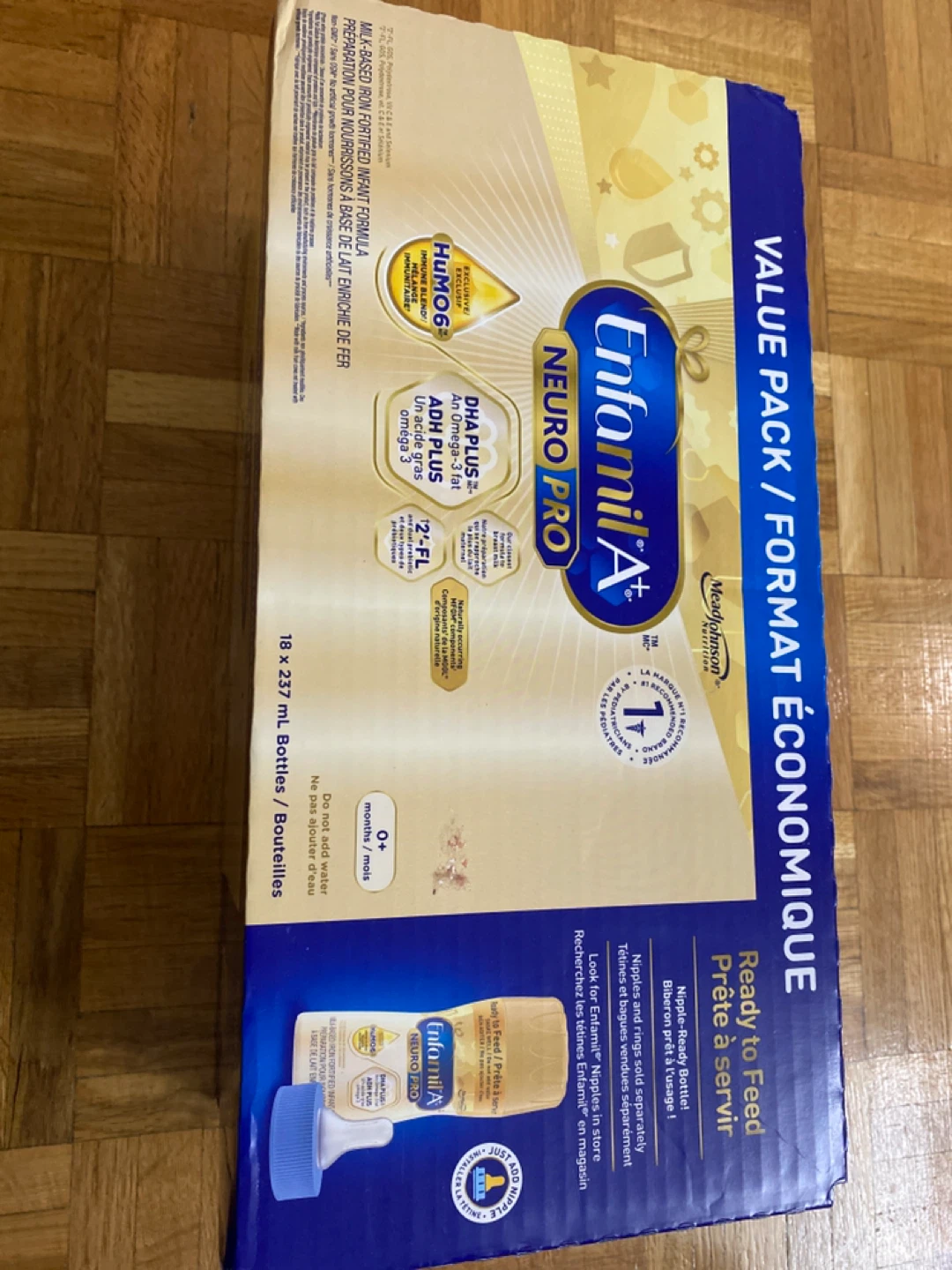 Enfamil A+ NeuroPro Ready to Feed - 18 bottles
