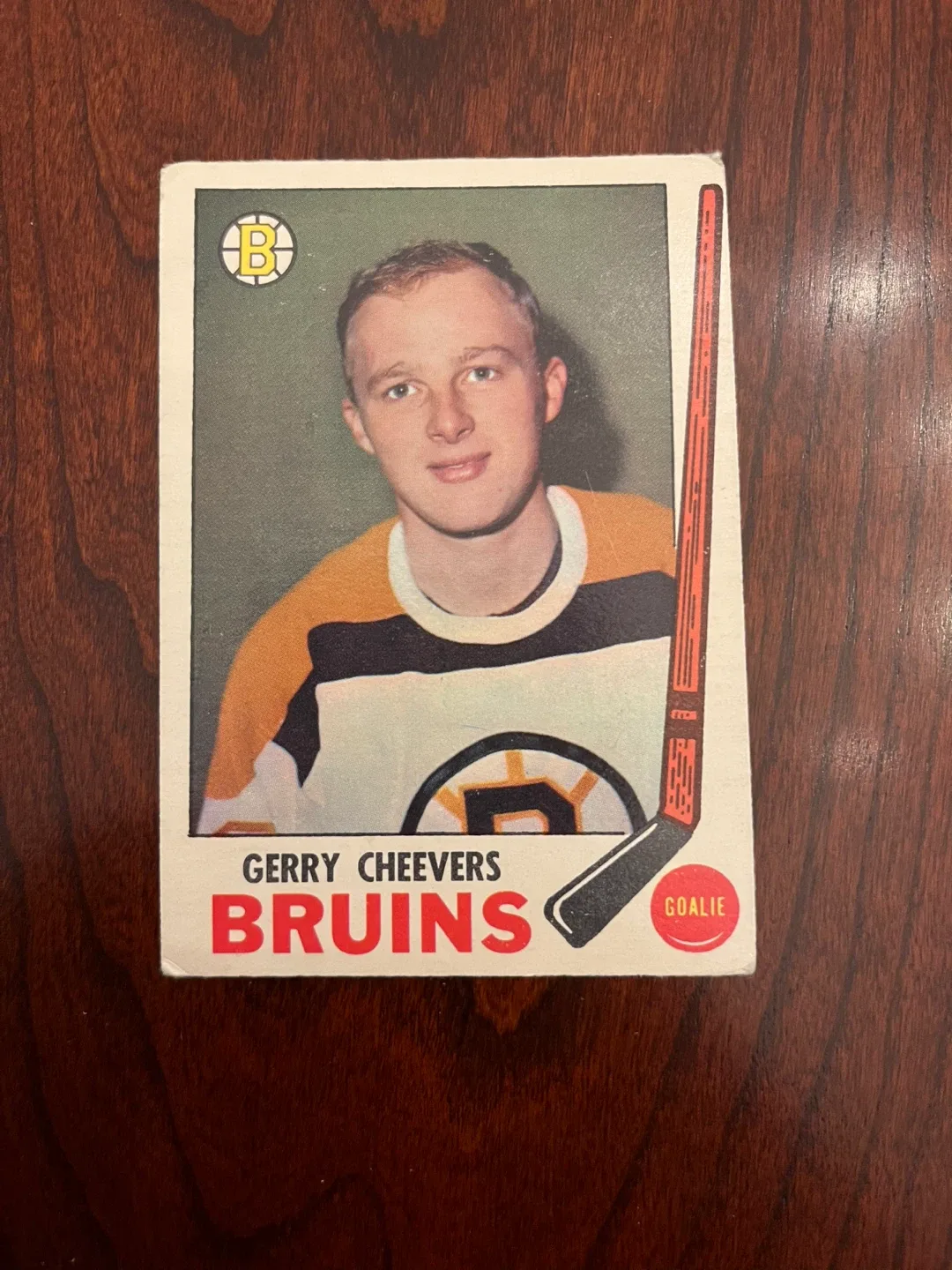 Gerry Cheevers 1969 O-Pee-Chee #22
