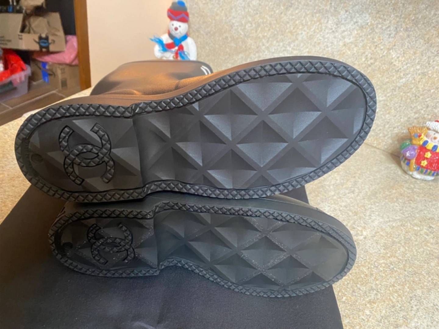 Black Chanel boots size 35 - photo 3