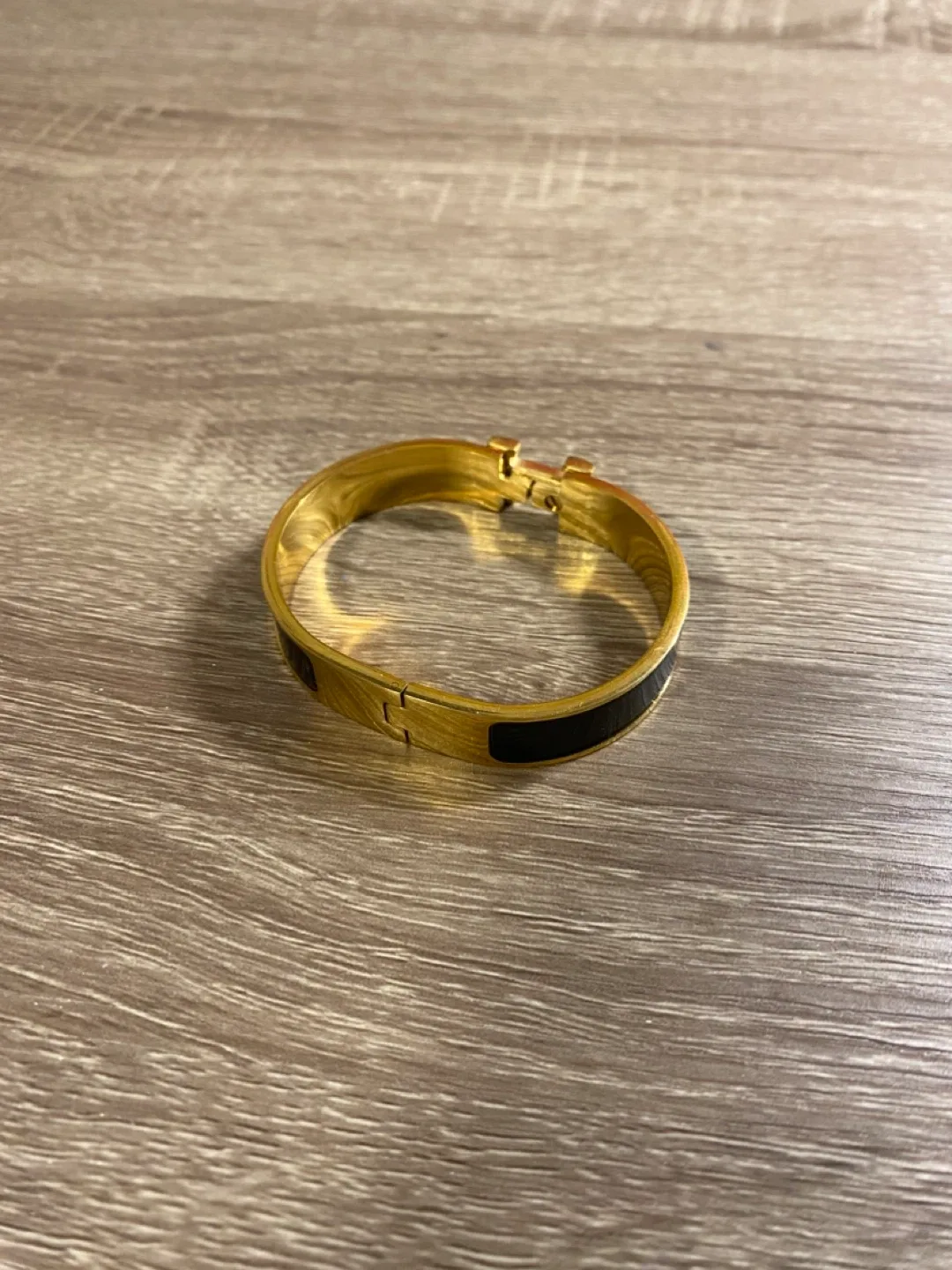 Hermès Clic H Bracelet Gold & Black image indicator(2)