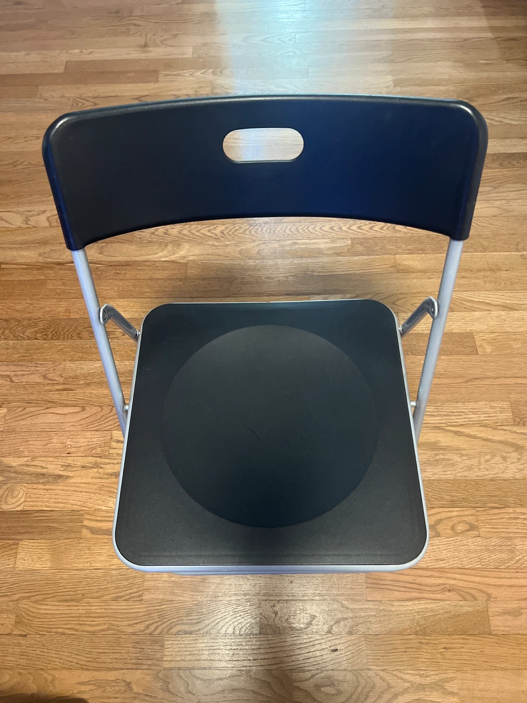 Two Black Folding Chair