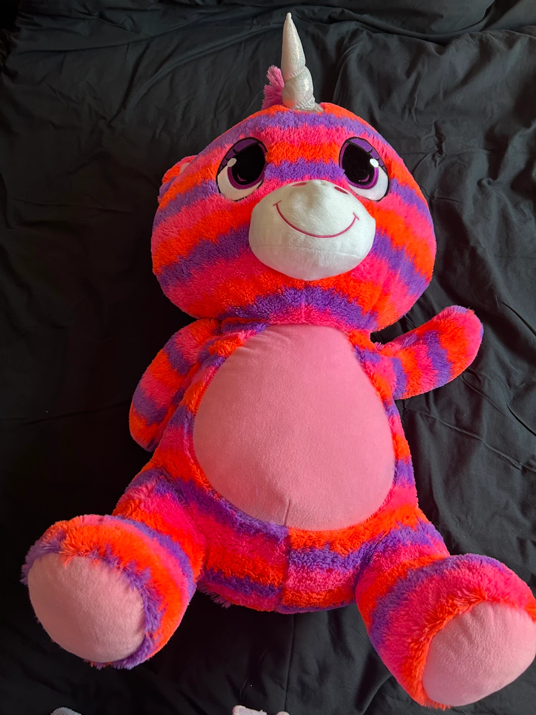 Striped Unicorn Plushie - Approx. 30 inches - photo 2