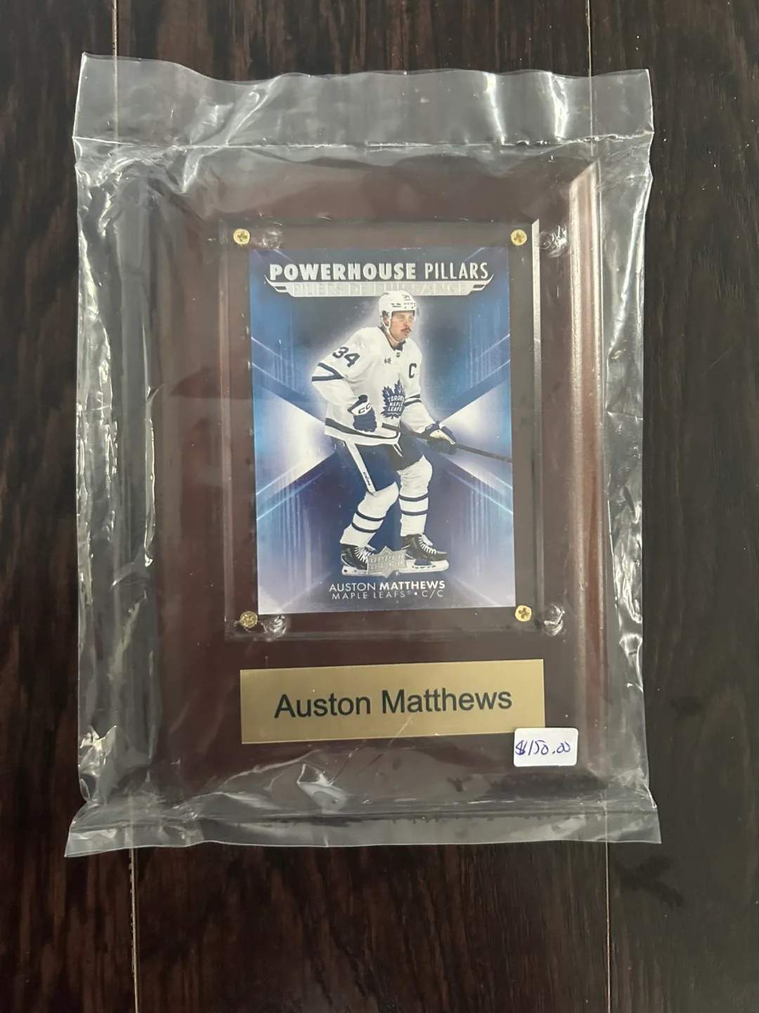 Auston Matthews Powerhouse Pillars Plaque
