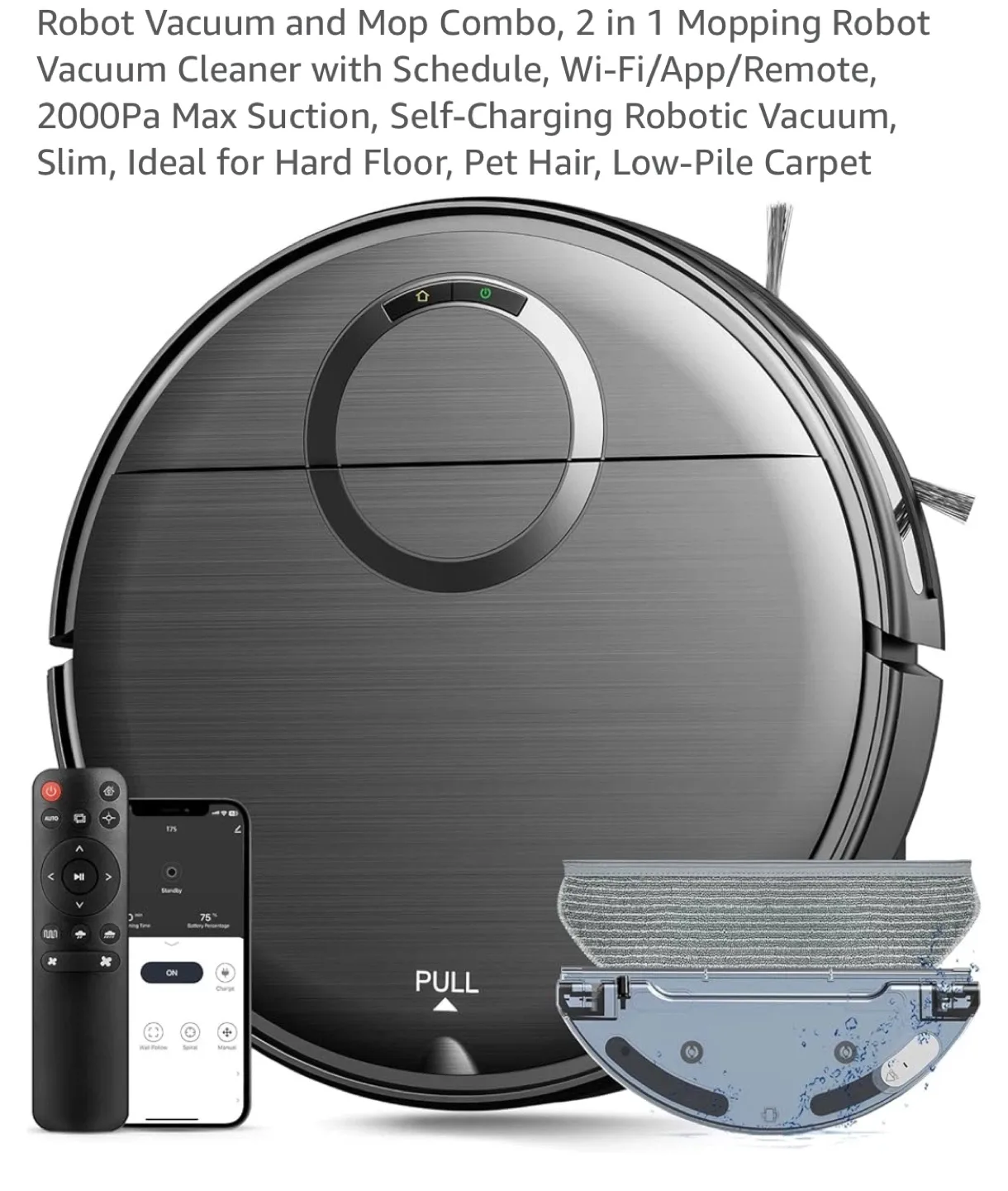 Robot vacuum and mop